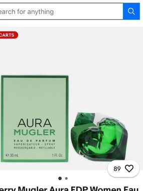 Thierry Mugler Aura Women's Eau de Parfum (used)